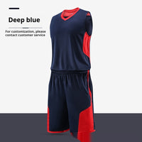 Men’s Basketball Team Set Breathable Training Uniform